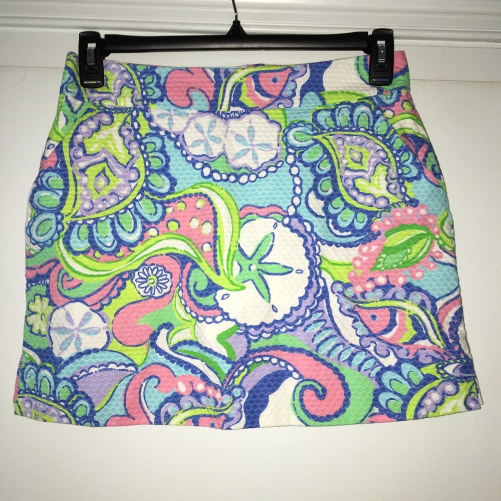Lilly Pulitzer Multicolor Paisley Skort